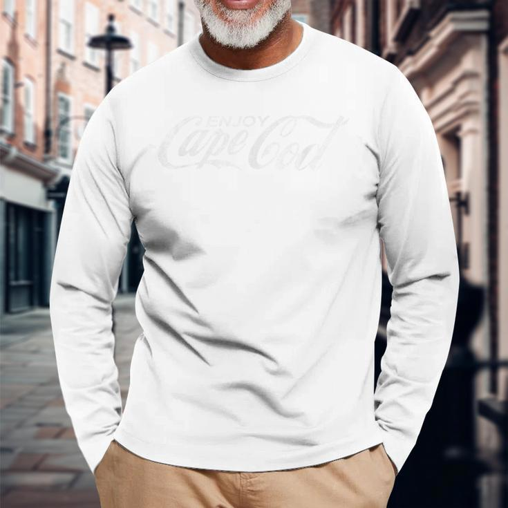 Cape Cod Retro Cola Cape Cod Ma Vintage Summer Cape Cod Long Sleeve T-Shirt T-Shirt Gifts for Old Men
