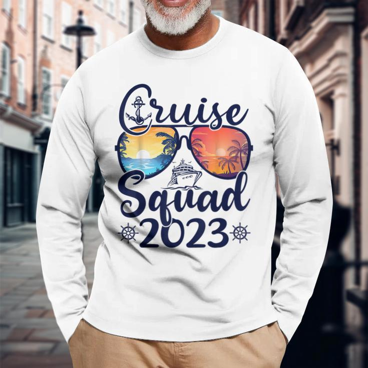 Cruise Squad 2023 Family Vacation Matching Family Long Sleeve Gifts for Old Men
