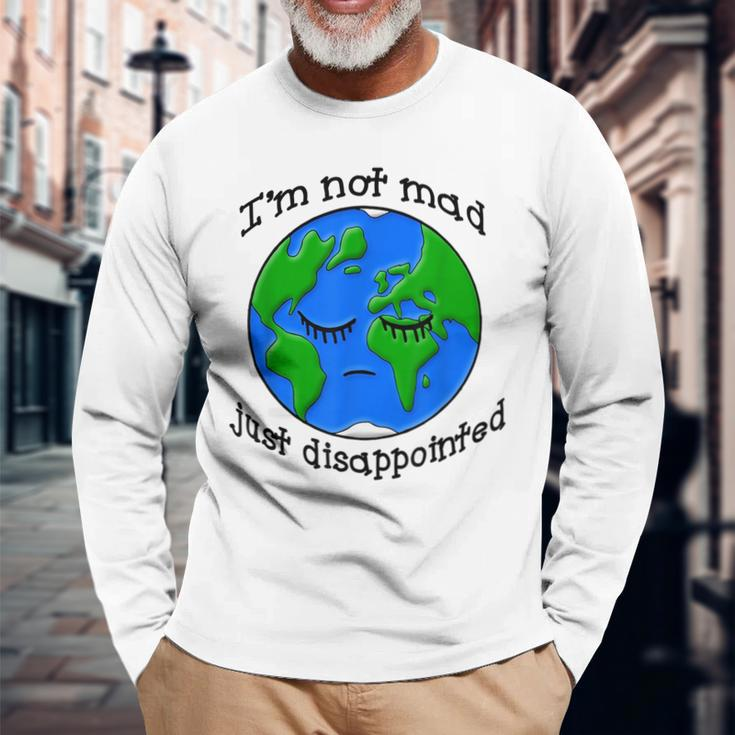 Earth Day Climate Change Global Warming Vintage 90S 90S Vintage Long Sleeve T-Shirt T-Shirt Gifts for Old Men