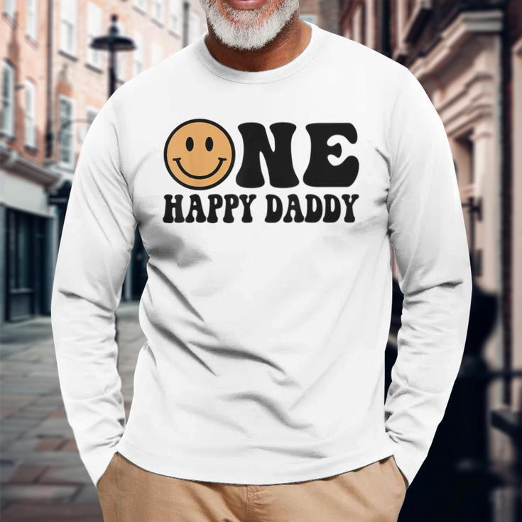 One Happy Dude 1St Birthday One Cool Daddy Family Matching Long Sleeve Gifts for Old Men