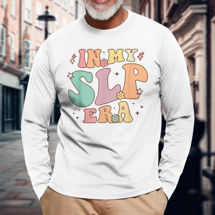 In My Slp Era Back To School Speech Language Pathologist Long Sleeve Gifts for Old Men