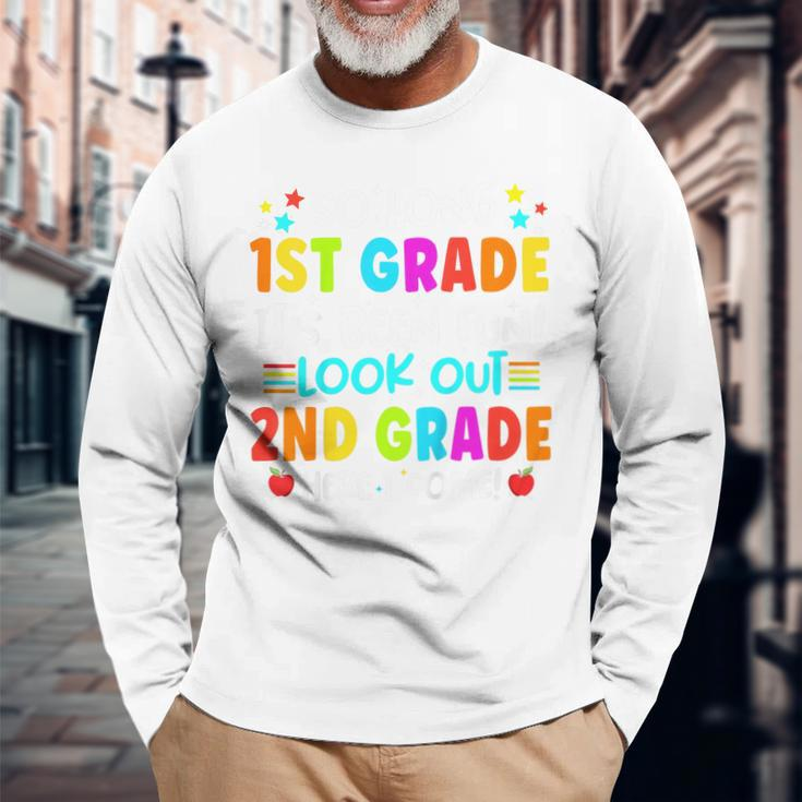 So Long 1St Grade 2Nd Grade Here Graduate Last Day Of School Long Sleeve T-Shirt T-Shirt Gifts for Old Men