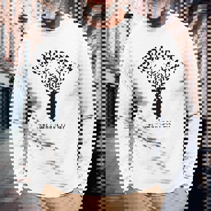 Terrasen Tog Home Of The Stag Sjm Bookish Long Sleeve T-Shirt Gifts for Old Men