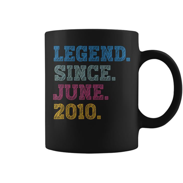 13-Year-Old Legend Since June 2010 13Th Birthday  Coffee Mug