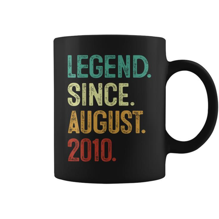 13 Years Old Legend Since August 2010 13Th Birthday  Coffee Mug