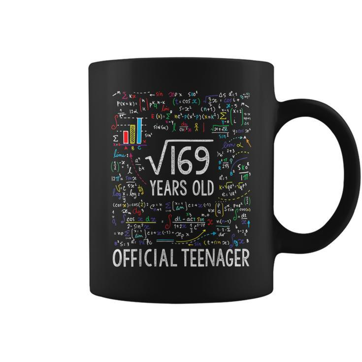 13Th Birthday Square Root Of 169 Official Nager Coffee Mug