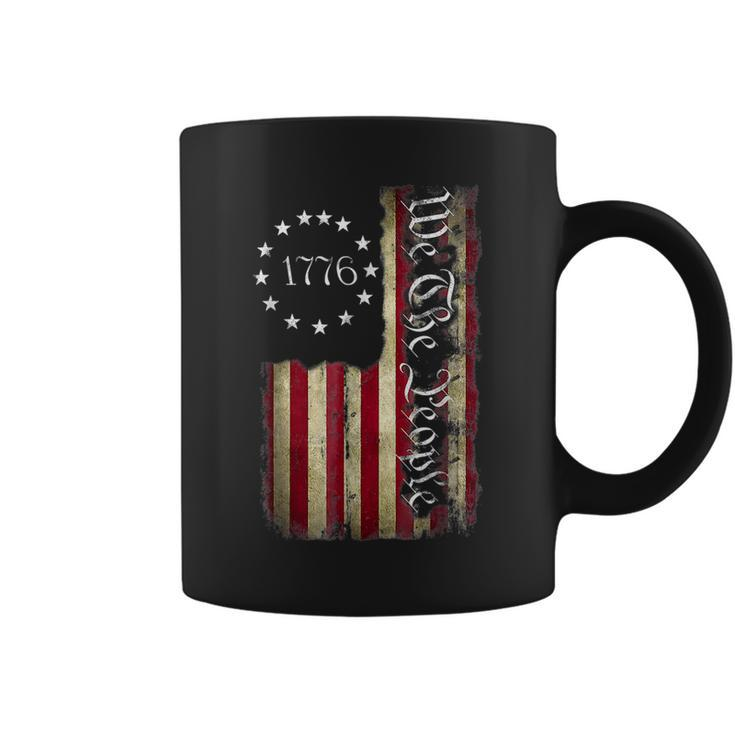 1776 We The People Patriotic American Flag 4Th Of July Usa  Coffee Mug