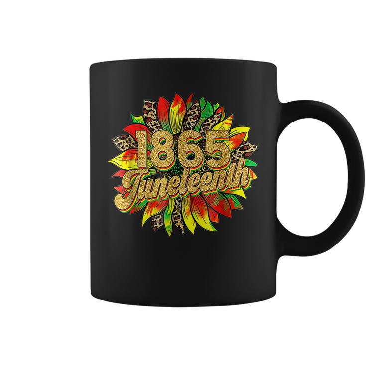 1865 Junenth Celebrate Freedom Black History Sunflower  Coffee Mug