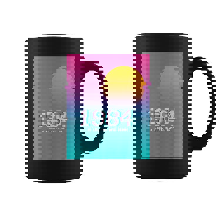 1984 Birthday Legend I Vhs Glitch Vaporwave 80S Retro Coffee Mug