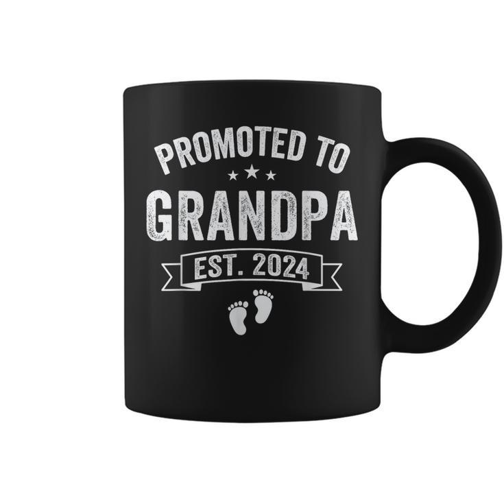 1St Time Grandpa Est 2024 New First Grandpa 2024  Coffee Mug