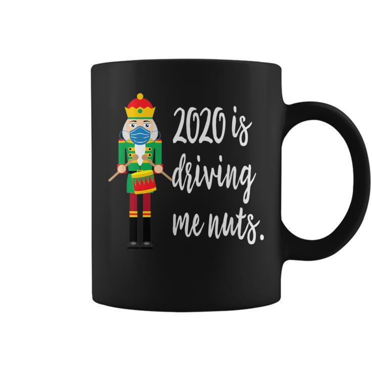 2020 Is Driving Me Nuts Nutcracker Wearing Mask Family Coffee Mug