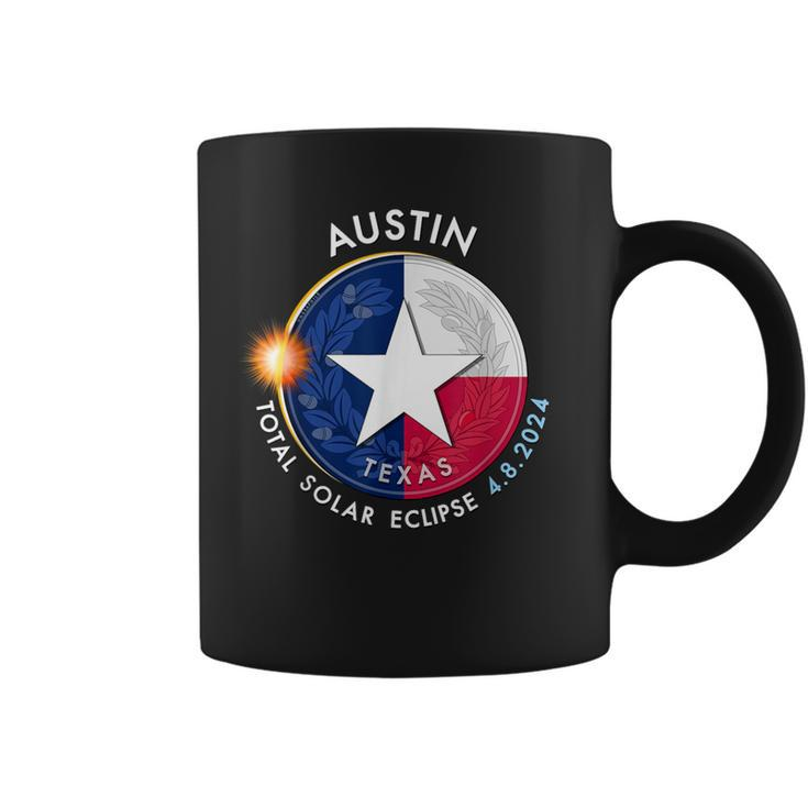 2024 Total Solar Eclipse Totality Austin Texas 28 Coffee Mug