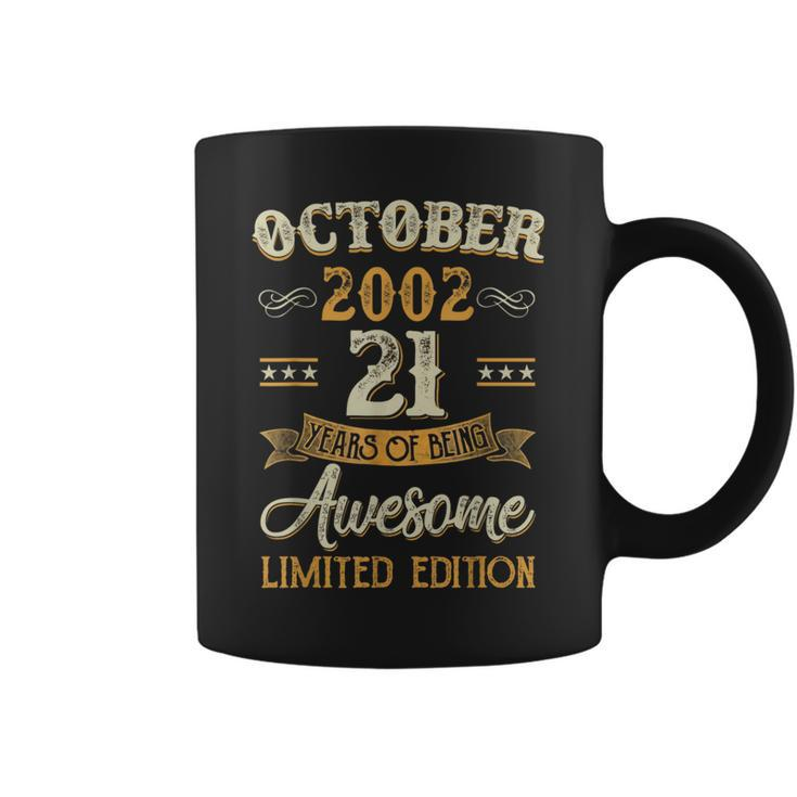 21 Years Old Decoration October 2002 21St Birthday Coffee Mug