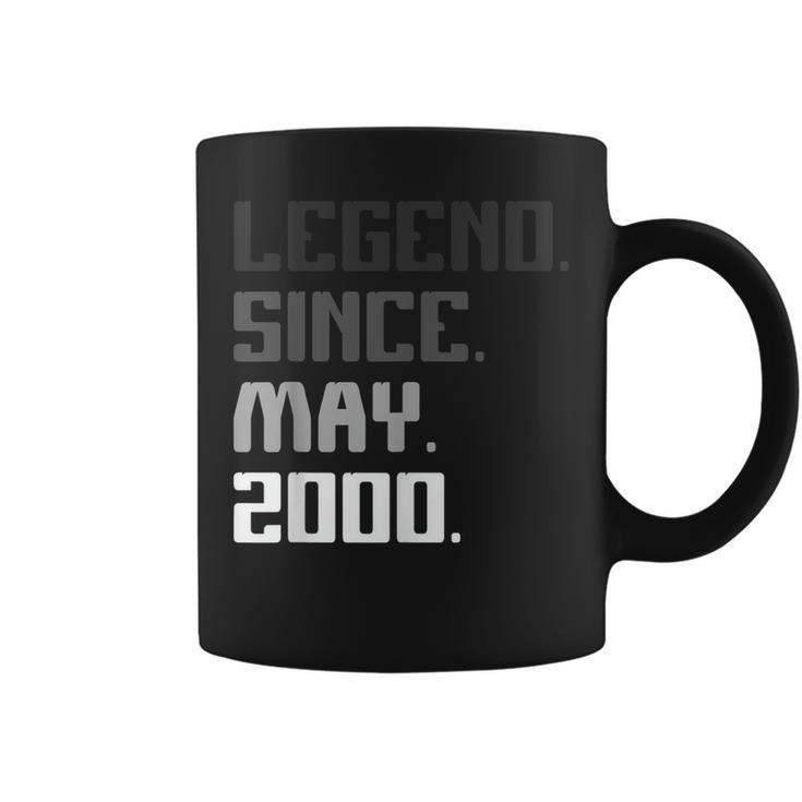 21St Birthday Gifts 21 Years Old Legend Since May 2000 Coffee Mug
