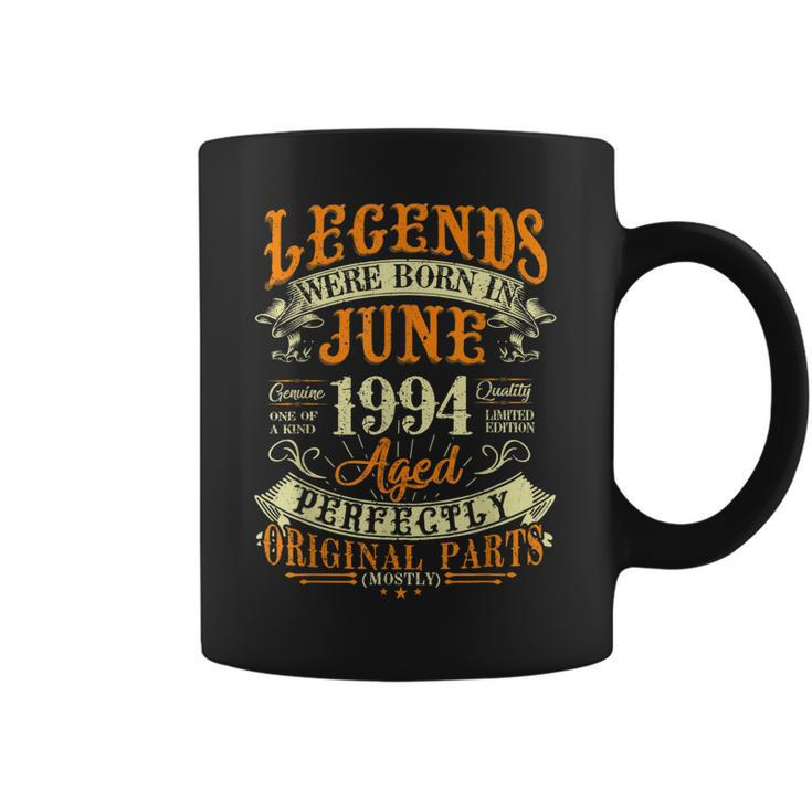 28Th Birthday Gift 28 Years Old Legends Born In June 1994 Coffee Mug