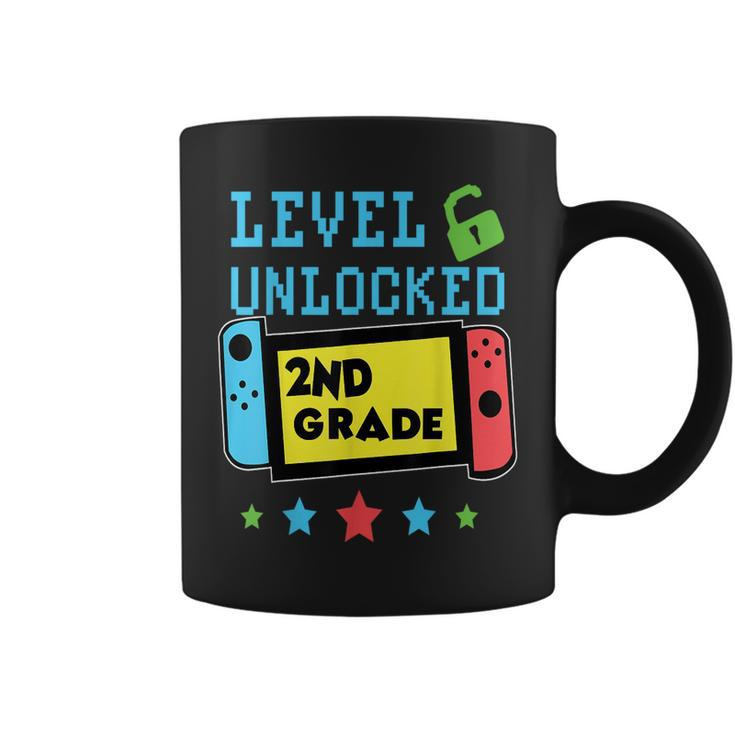 2Nd Grade Level Unlocked Gamer First Day Of School Boys Coffee Mug