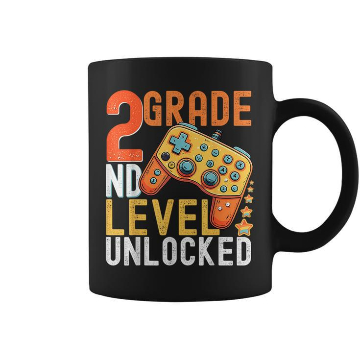 2Nd Grade Level Unlocked Video Game Back To School Boys Coffee Mug