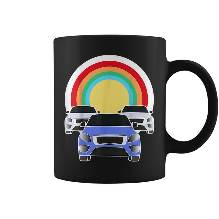 3 Cars Race Automobile Roadtrip Travel Car Drive Graphic Cars Funny Gifts Coffee Mug