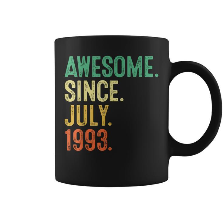 30 Year Old Awesome Since July 1993 30Th Birthday 30Th Birthday Funny Gifts Coffee Mug