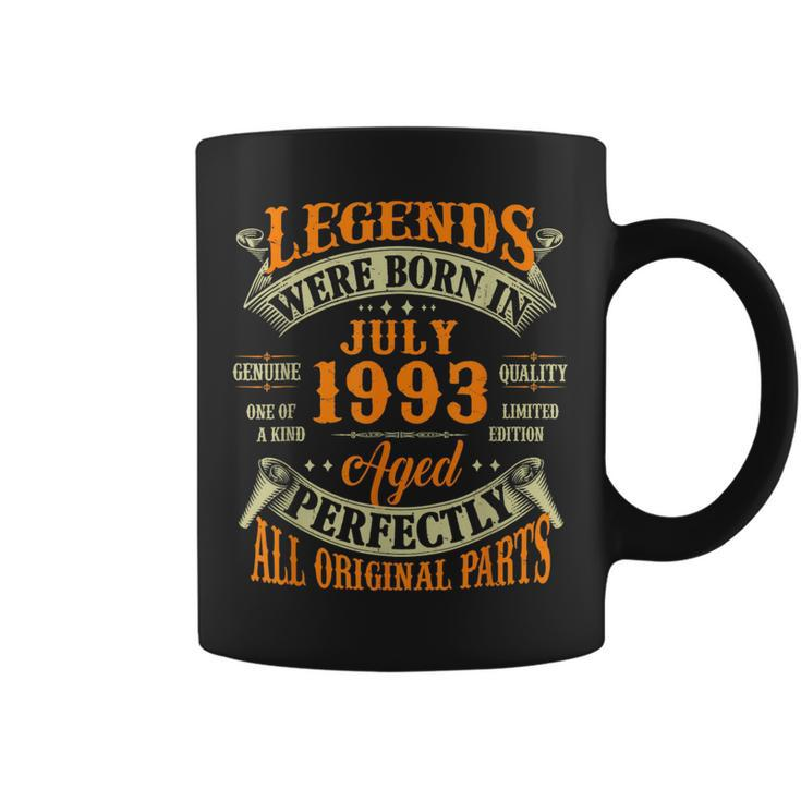 30 Year Old Awesome Since July 1993 30Th Birthday Gift 30Th Birthday Funny Gifts Coffee Mug