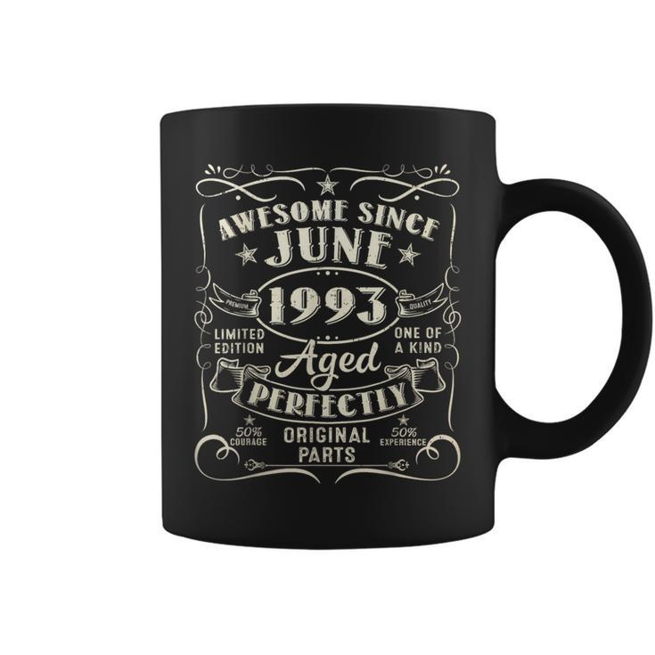 30 Year Old Awesome Since June 1993 30Th Birthday  Coffee Mug