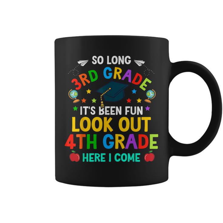 3Rd Grade 4Th Here I Come First Day Back To School Kids  Coffee Mug