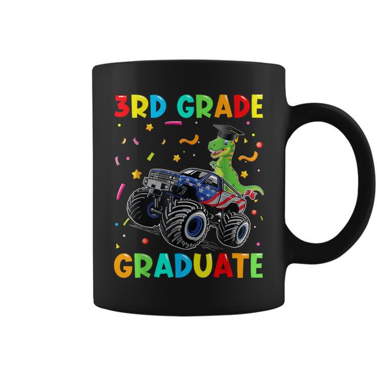 3Rd Grade Graduate Dinosaur Monster Truck Graduation 2023 Coffee Mug