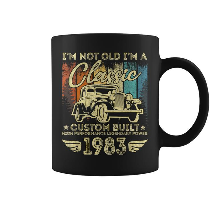40 Year Old Vintage 1983 Classic Car 40Th Birthday Gifts  Coffee Mug