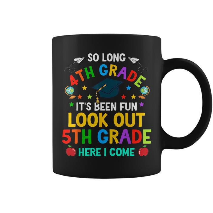 4Th Grade 5Th Here I Come First Day Back To School Kids  Coffee Mug