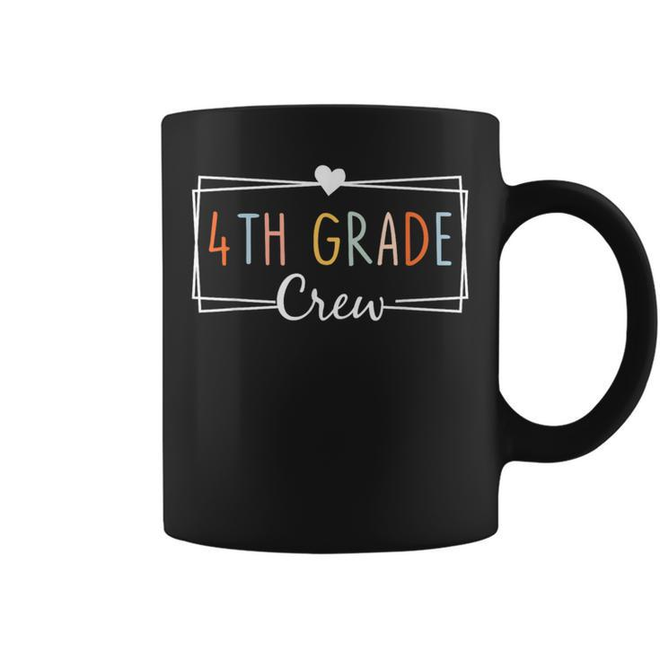 4Th Grade Crew 4Th Grade Teacher Back To School Coffee Mug