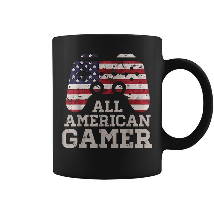 4Th July All American Gamer Patriot Men Boys Kids N Youth Coffee Mug