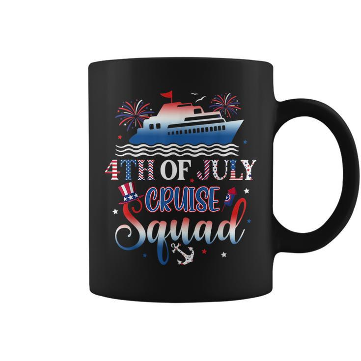 4Th Of July Cruise Squad 2023 Patriotic American  Coffee Mug