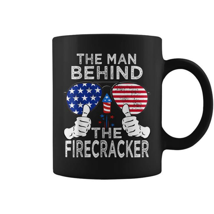 4Th Of July Dad To Be Baby Reveal Man Behind The Firecracker  Gift For Mens Coffee Mug