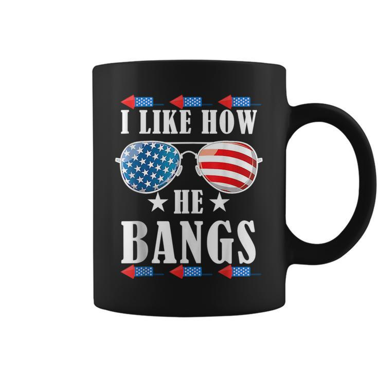 4Th Of July For Women Funny Couple I Like How He Bangs  Coffee Mug