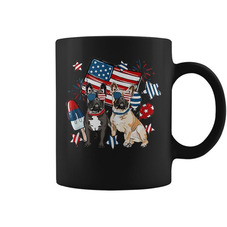 4Th Of July French Bulldog Dog Independence Day Patriotic  Coffee Mug