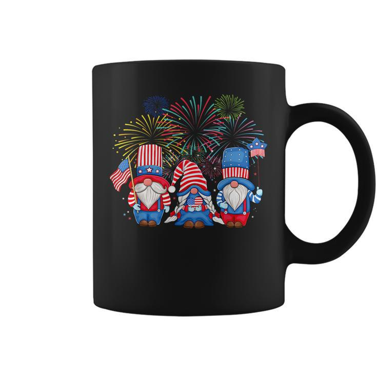 4Th Of July Funny Patriotic Gnomes Sunglasses American Usa Coffee Mug