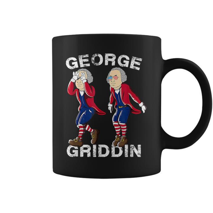 4Th Of July George Washington Griddy George Griddin  Coffee Mug