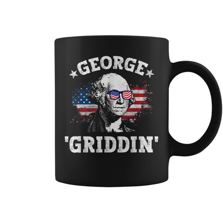 4Th Of July George Washington Griddy George Griddin Coffee Mug