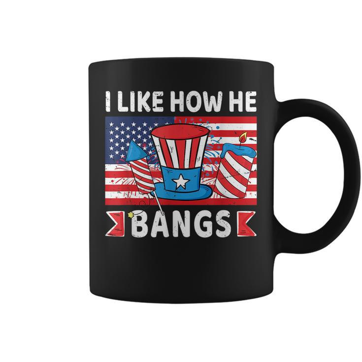 4Th Of July I Like How He Bangs Fireworks Funny Couple Coffee Mug