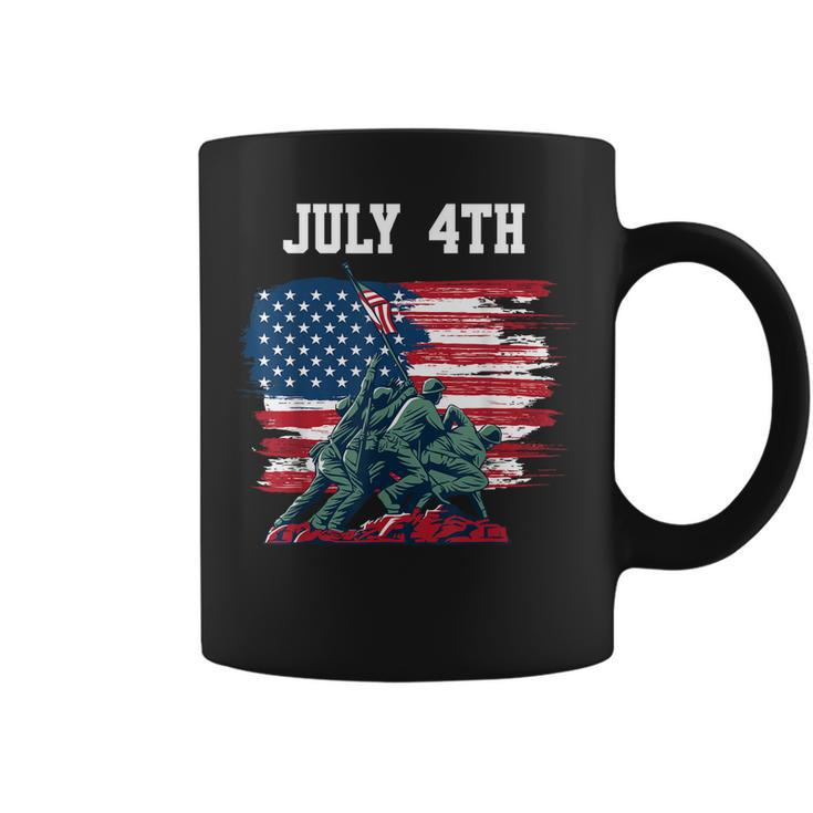 4Th Of July Men Usa American Flag Boys Independence Day Coffee Mug