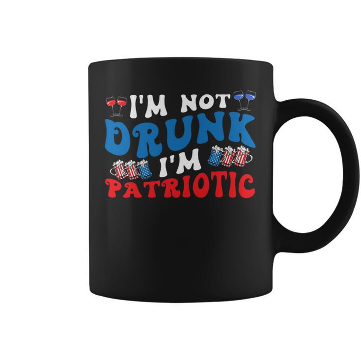 4Th Of July Party Usa Im Not Drunk Im Patriotic Vintage Coffee Mug
