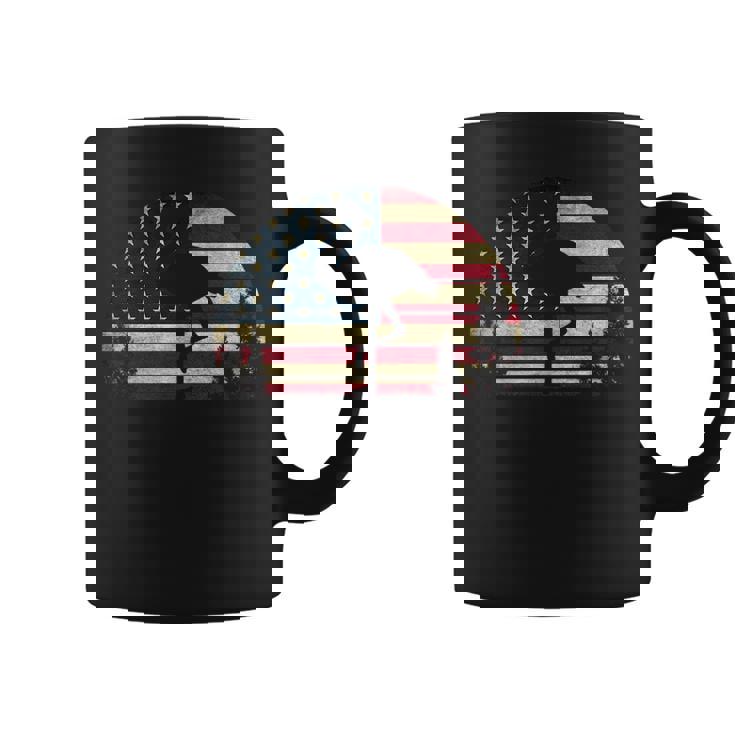 4Th Of July Patriotic Flamingo American Usa Flag Flamingo Patriotic Funny Gifts Coffee Mug