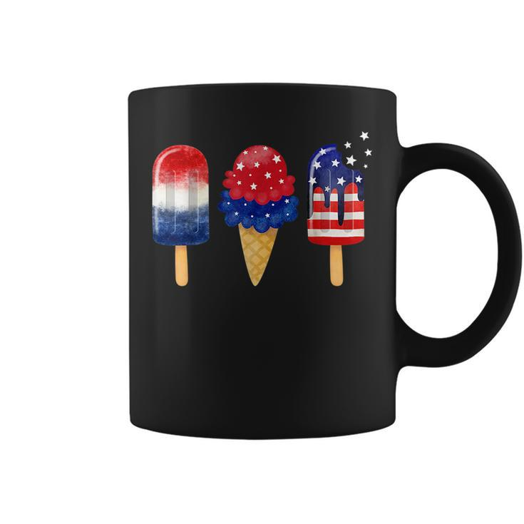 4Th Of July Popsicle American Flag Patriotic Summer Boy Girl  Coffee Mug
