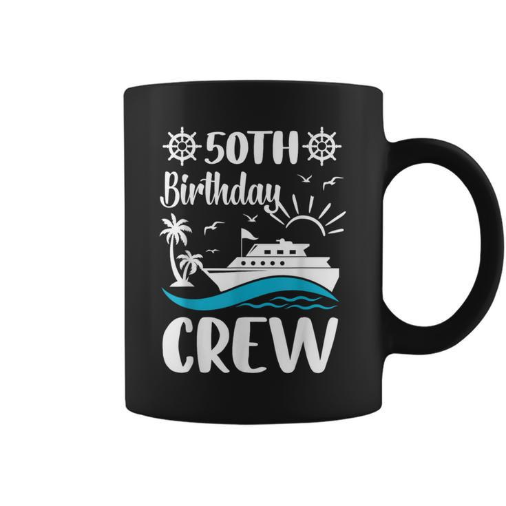 50 Th Birthday Cruise Crew 1974 50 Year Old Celebration Coffee Mug