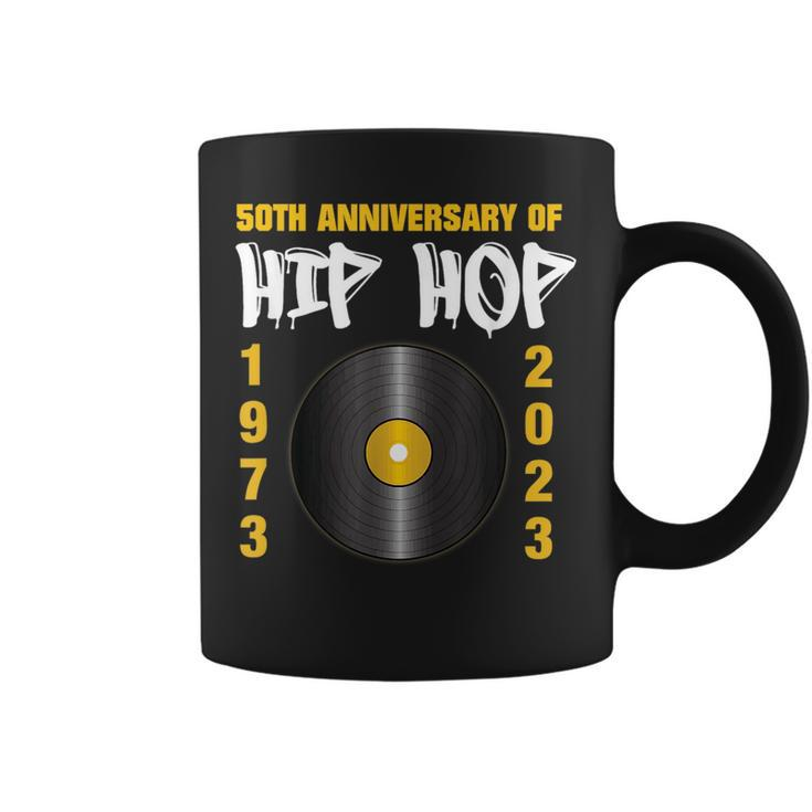 50 Years Hip Hop Vinyl Retro | 50Th Anniversary Celebration Vinyl Funny Gifts Coffee Mug