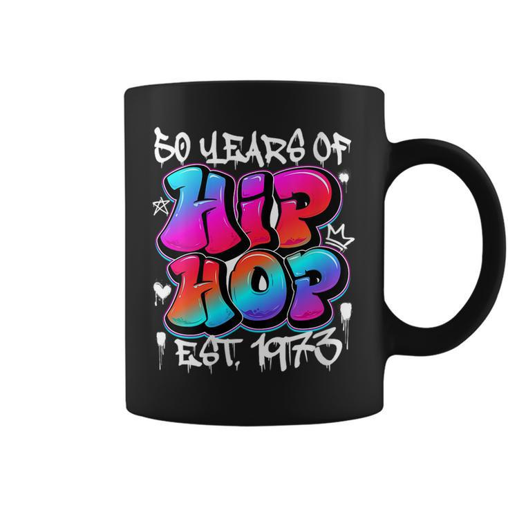 50 Years Old 50Th Anniversary Of Hip Hop Graffiti Hip Hop Coffee Mug