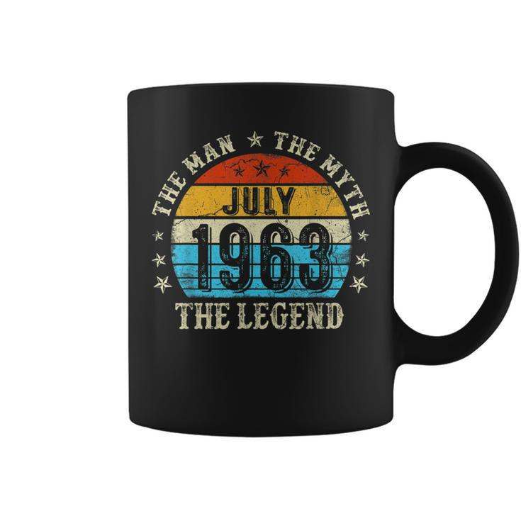 59 Year Old The Man Myth Legend July 1963 59Th Birthday Coffee Mug