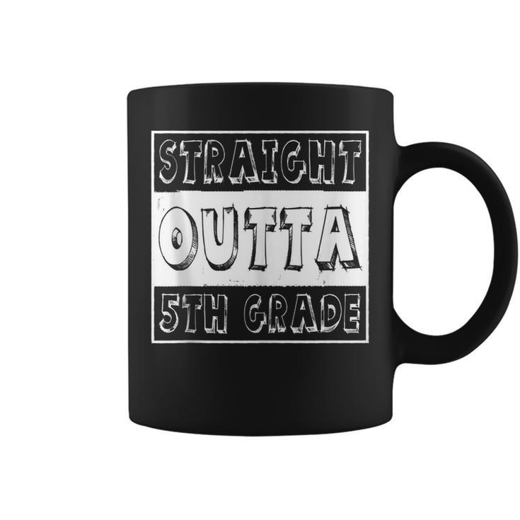 5Th Grade Gift Back To School Straight Outta 5Th Grade Coffee Mug