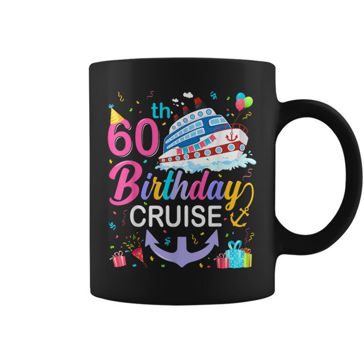 60Th Birthday Cruise 60 Years Old Cruising Crew Bday Party Coffee Mug