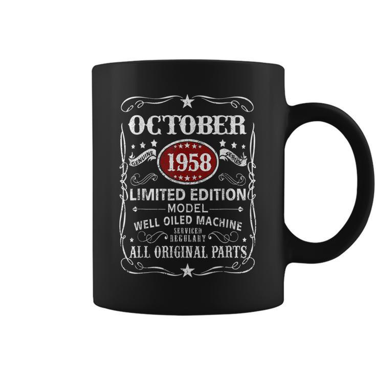 65 Years Old Vintage October 1958 65Th Birthday Coffee Mug